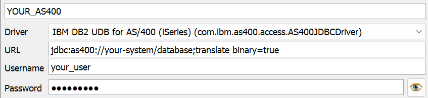 Configure JDBC Connection