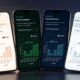 Zeus Charge Control Dashboard auf Smartphones mit dynamischen Strompreisen, Ladezeitplänen und PV-Batteriespeicher-Steuerung.