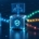 KI-generierte Illustration: JSON-Prüfstation mit Schema und drei Ergebnissen – grünes Häkchen, gelbes Warndreieck und rote beschädigte Datei.