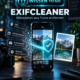 KI-generiertes Hero-Bild zum Entfernen von EXIF-Metadaten aus Fotos mit ExifCleaner